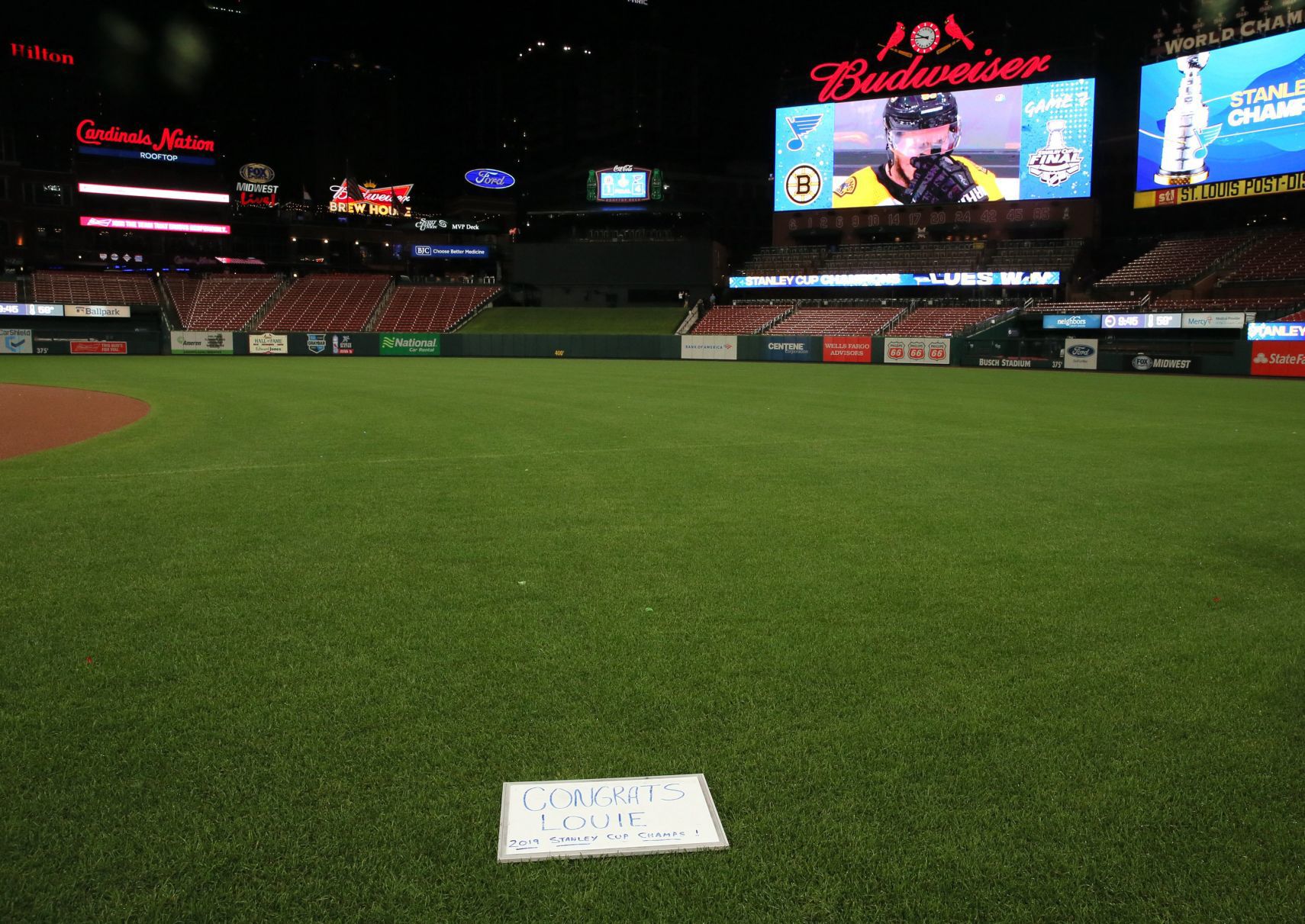 Stanley Cup Final Game 7 watch party at Busch Stadium